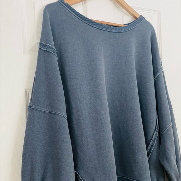 NWOT Free People We The Free Camden Sweatshirt Size L - Picture 3 of 4